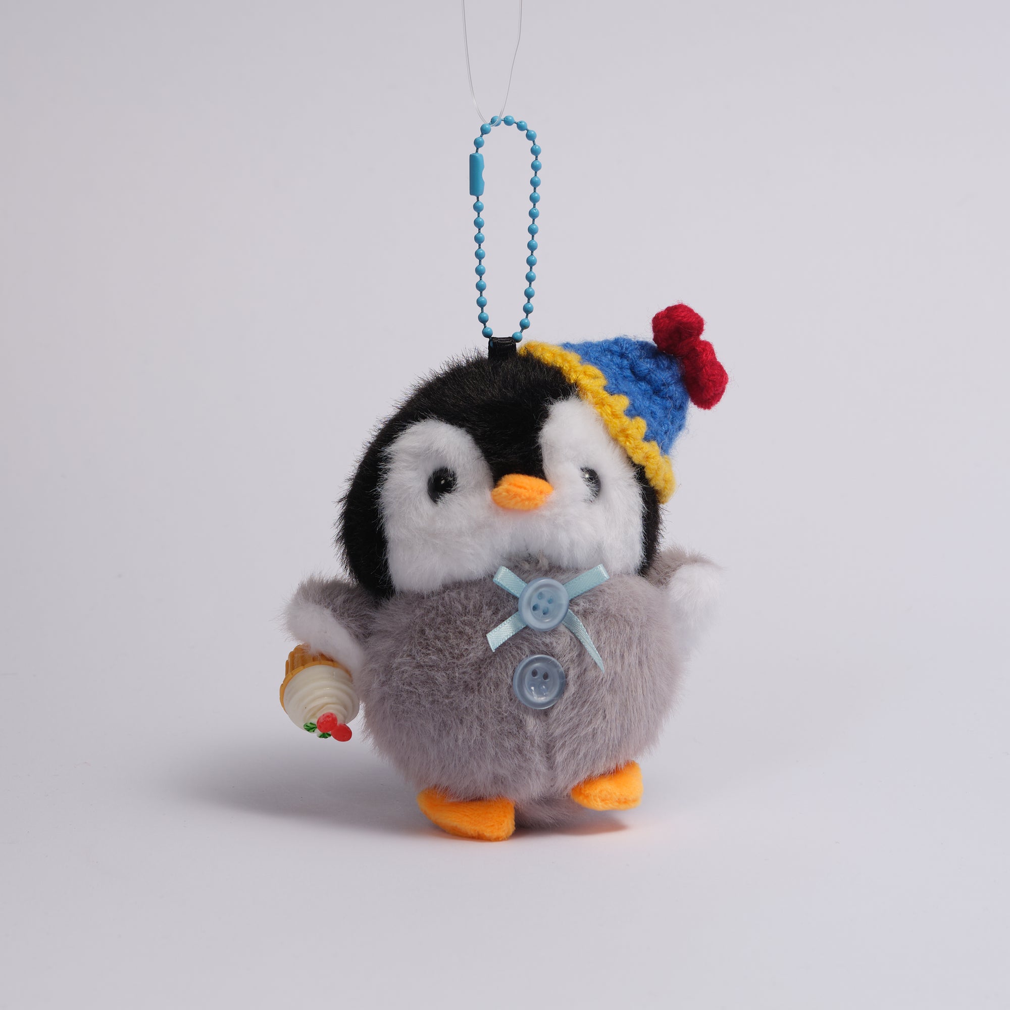 Karácsonyi pingvin kulcstartó