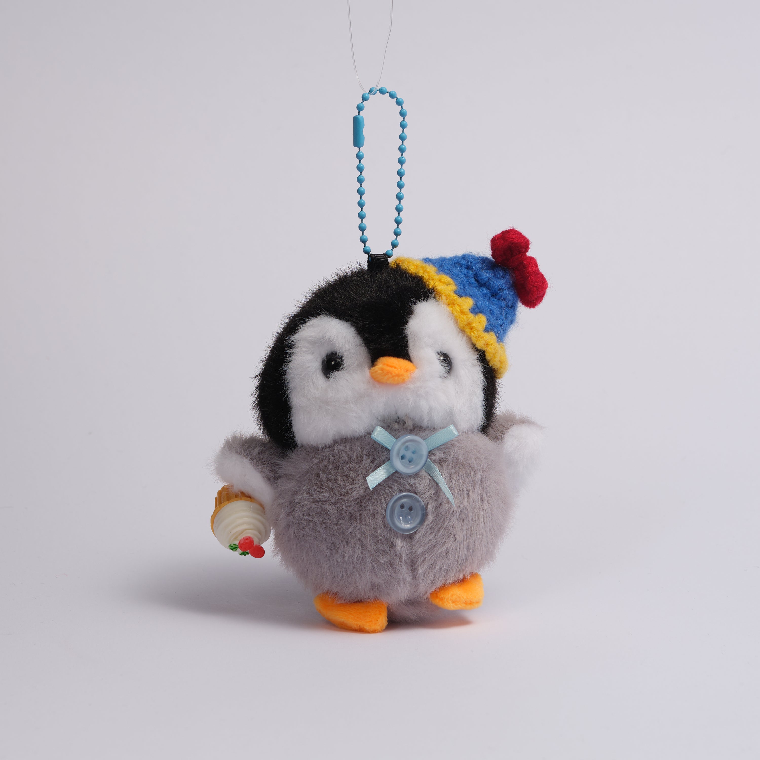 Karácsonyi pingvin kulcstartó