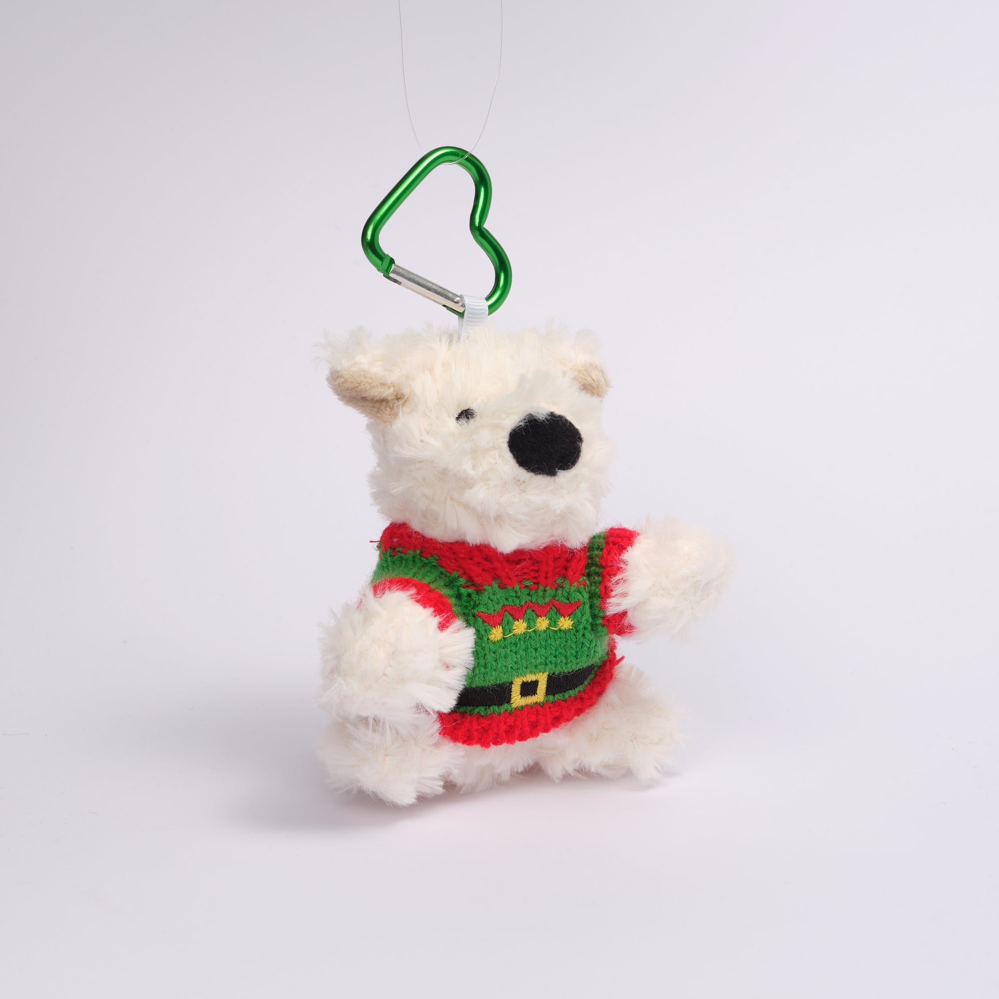 Karácsonyi kutya kulcstartó