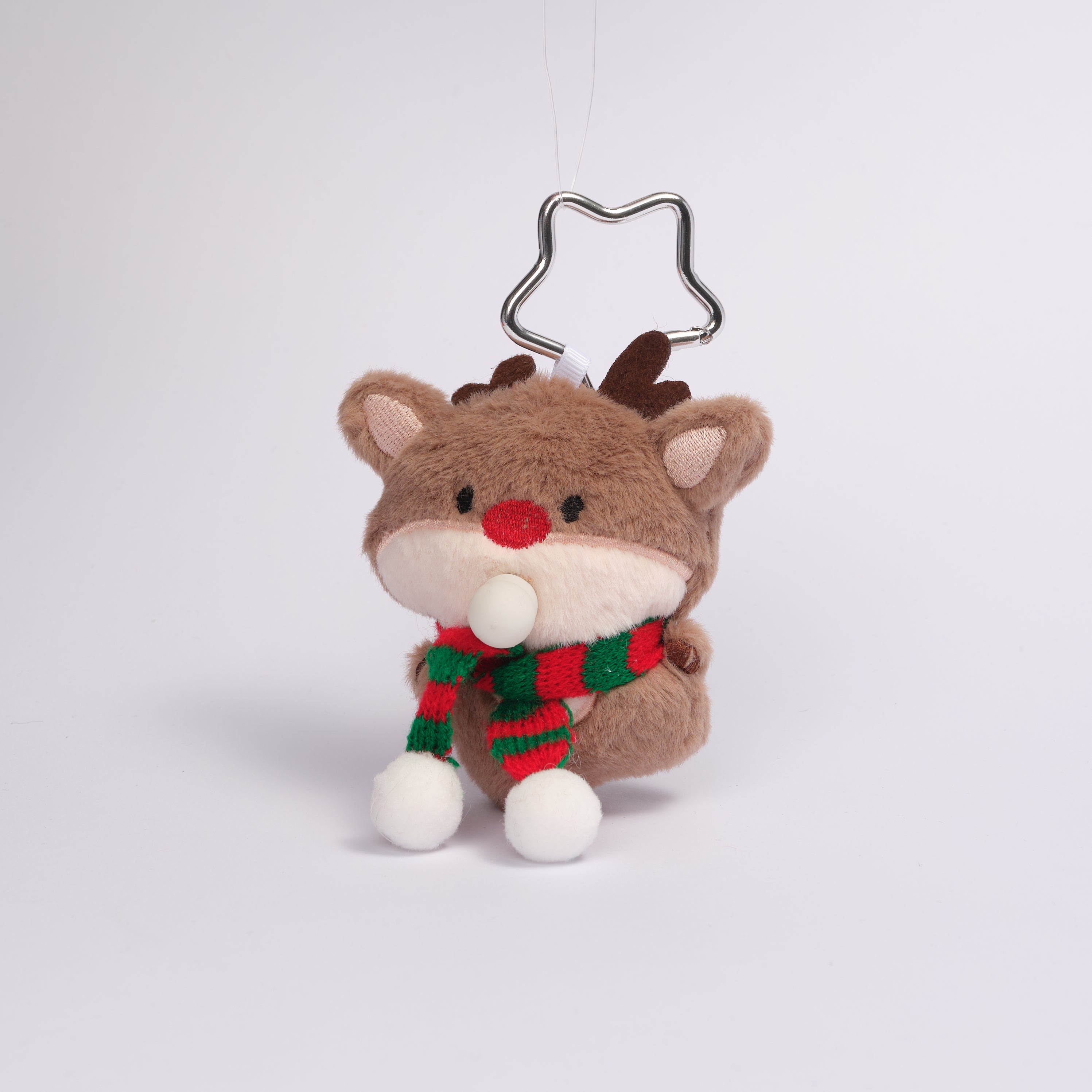 Karácsonyi rénszarvas kulcstartó
