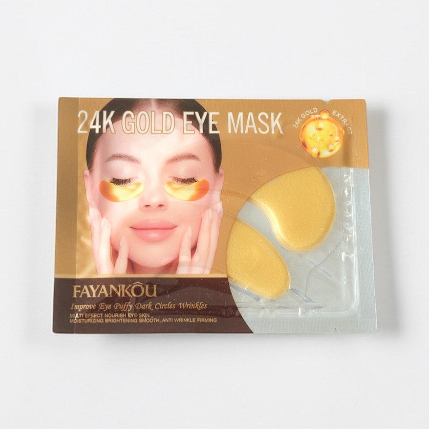 Fayankou 24K Gold Eye Mask packaging on a white background